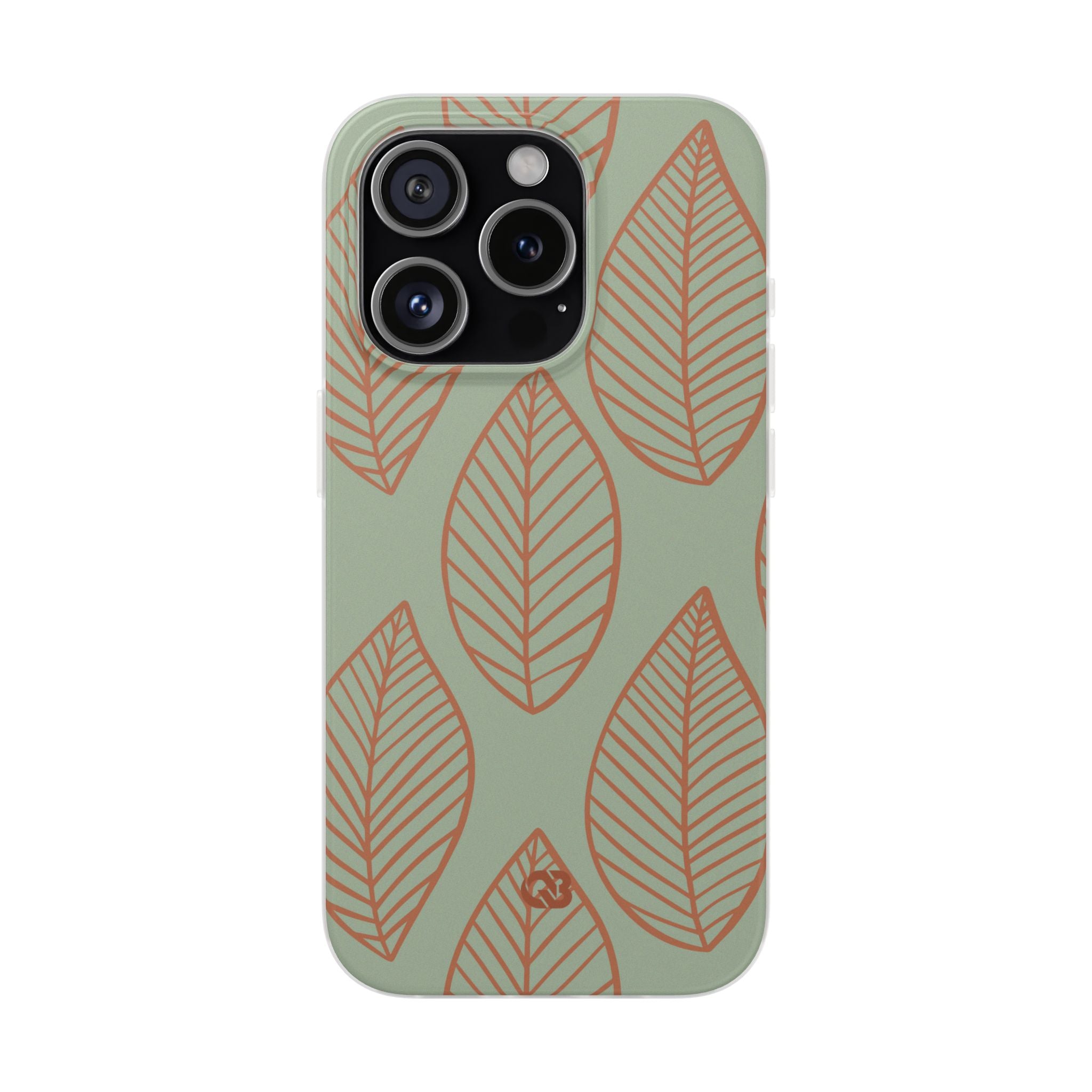 Sage Earth Leaves · Soft Phone Case for iPhone