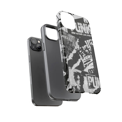 Underground Punk Collage · Tough Phone Case for iPhone · Black