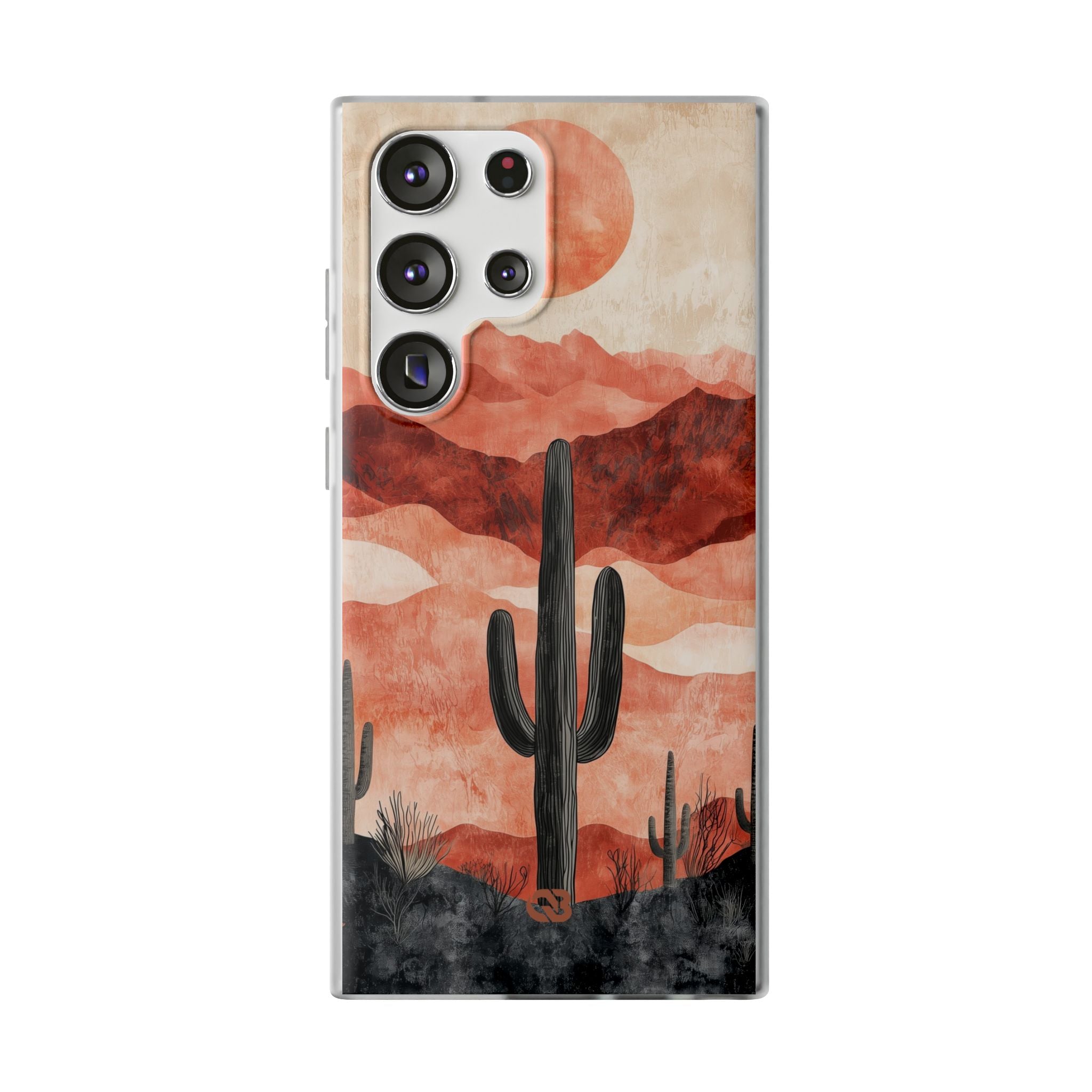 Terracotta Desert Sun · Soft Phone Case for Samsung
