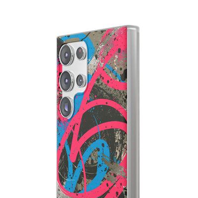Cyber Splatter Flow · Lite Phone Case for Samsung · Pink