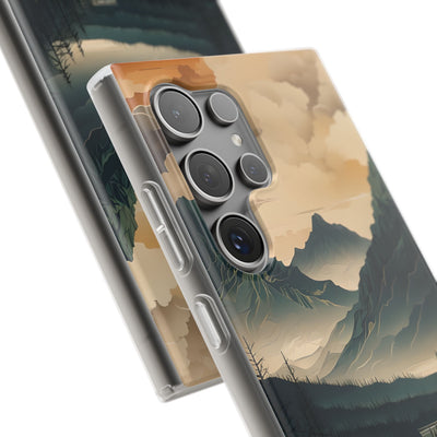 Summit River Dusk · Soft Phone Case for Samsung