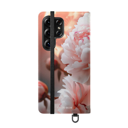 Peony Moonlight - Samsung S25 Ultra Case - Wallet