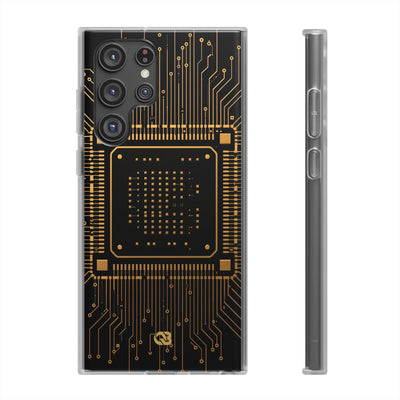 Gold Lite Phone Case for Samsung - Cyber Gold Processor