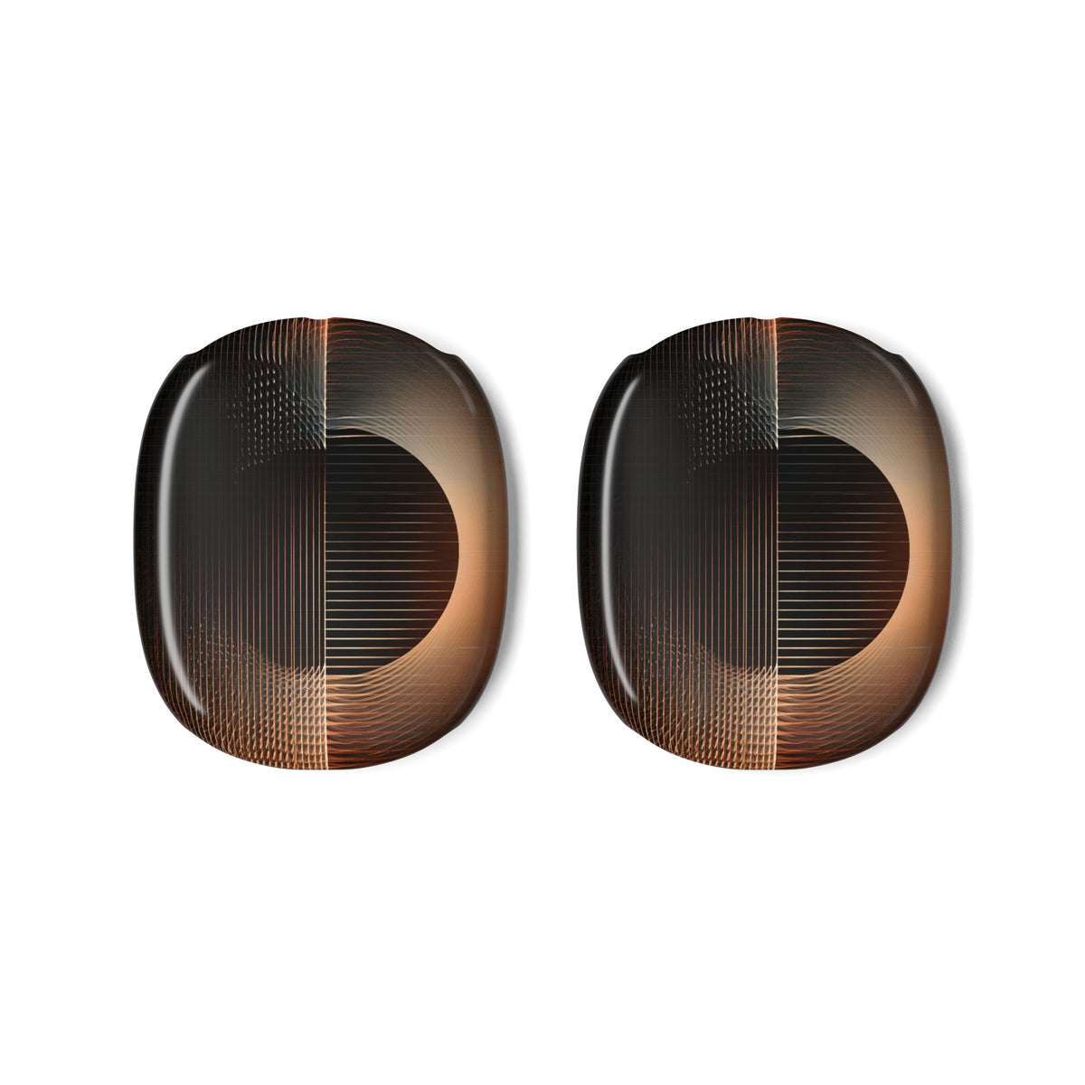Amber Meridian · Hard Case for AirPods Max · Black
