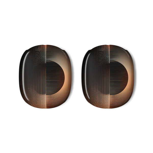 Amber Meridian · Hard Case for AirPods Max · Black