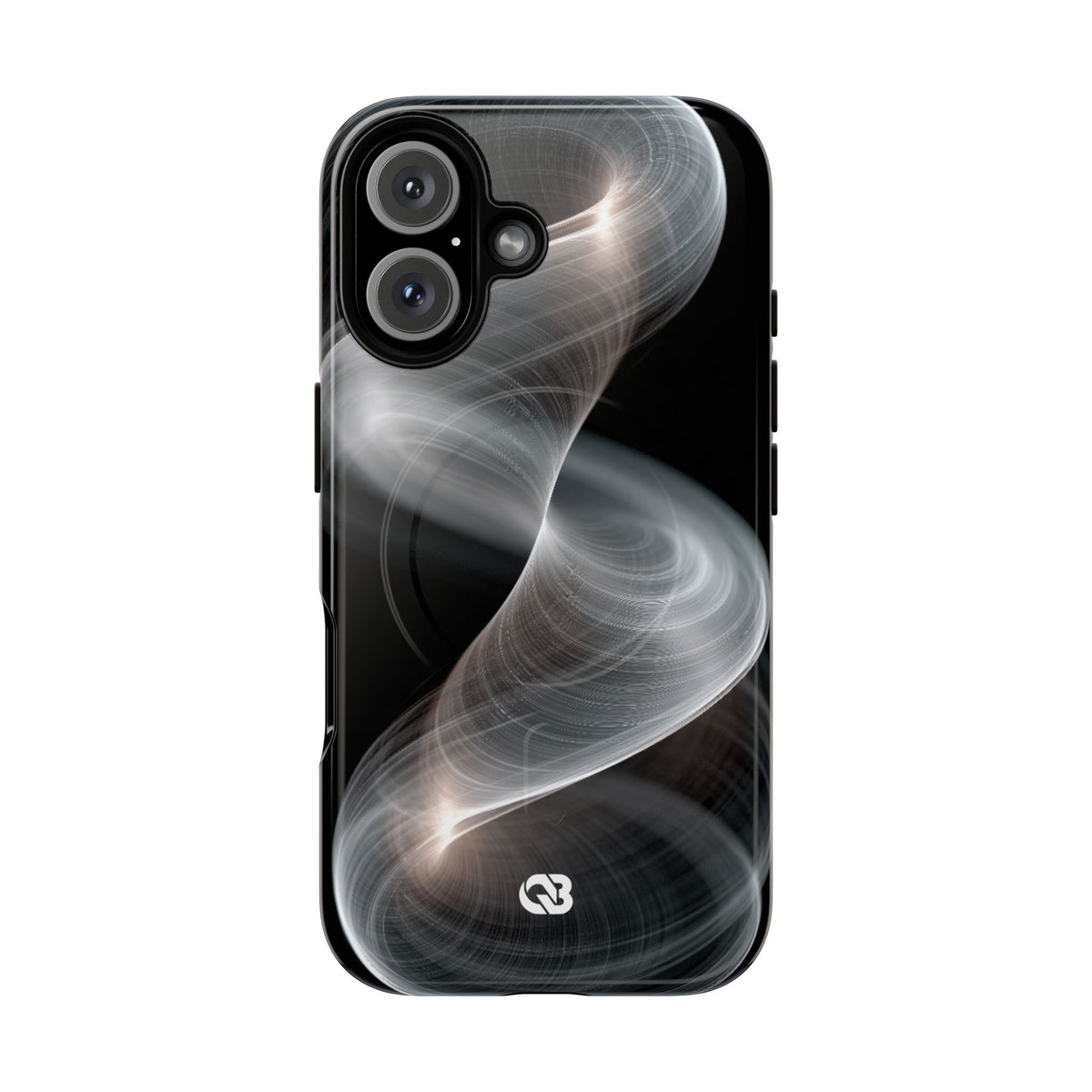 Luminous Vortex · Tough 2.0 Magnetic Phone Case for iPhone · Black