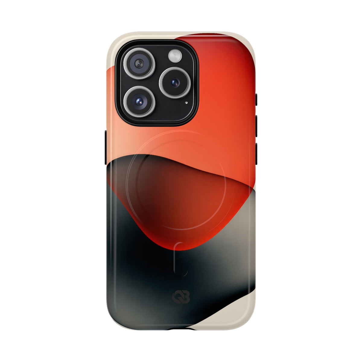 Translucent Crimson Form · Tough 2.0 Magnetic Phone Case for iPhone · Red