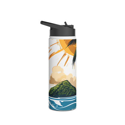 Palm Sunscape - Ruostumattomasta teräksestä valmistettu vesipullo
