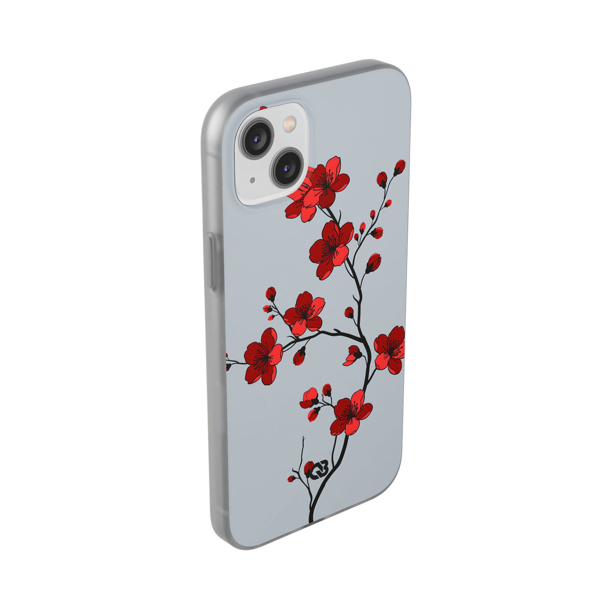 Scarlet Plum Blossom · Lite Phone Case for iPhone ·  Red