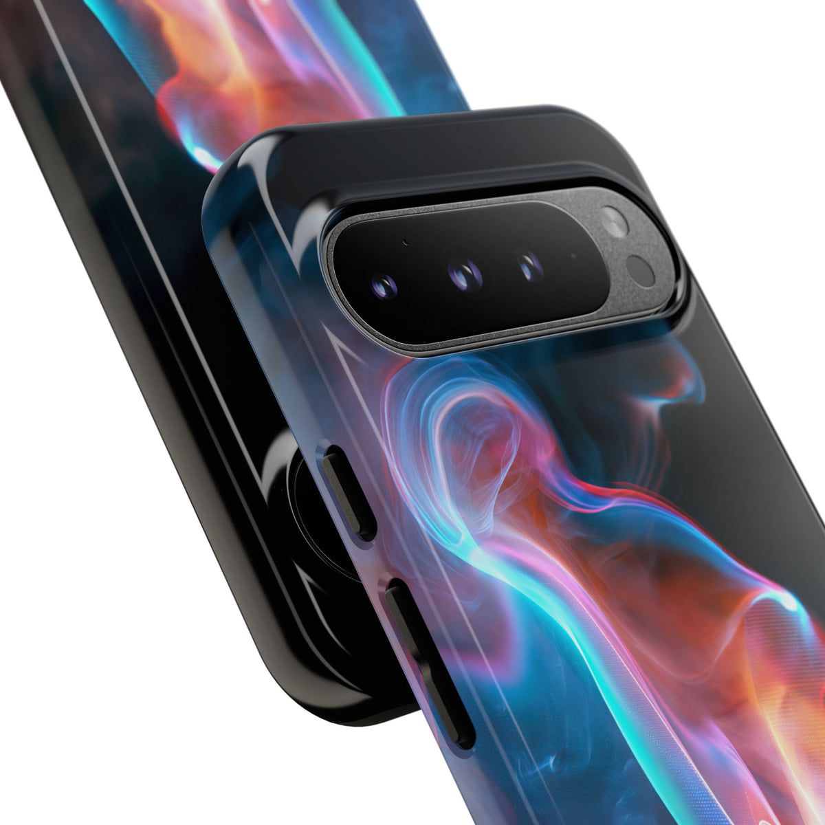 Neon Waveform · Tough Phone Case for Pixel ·  Black