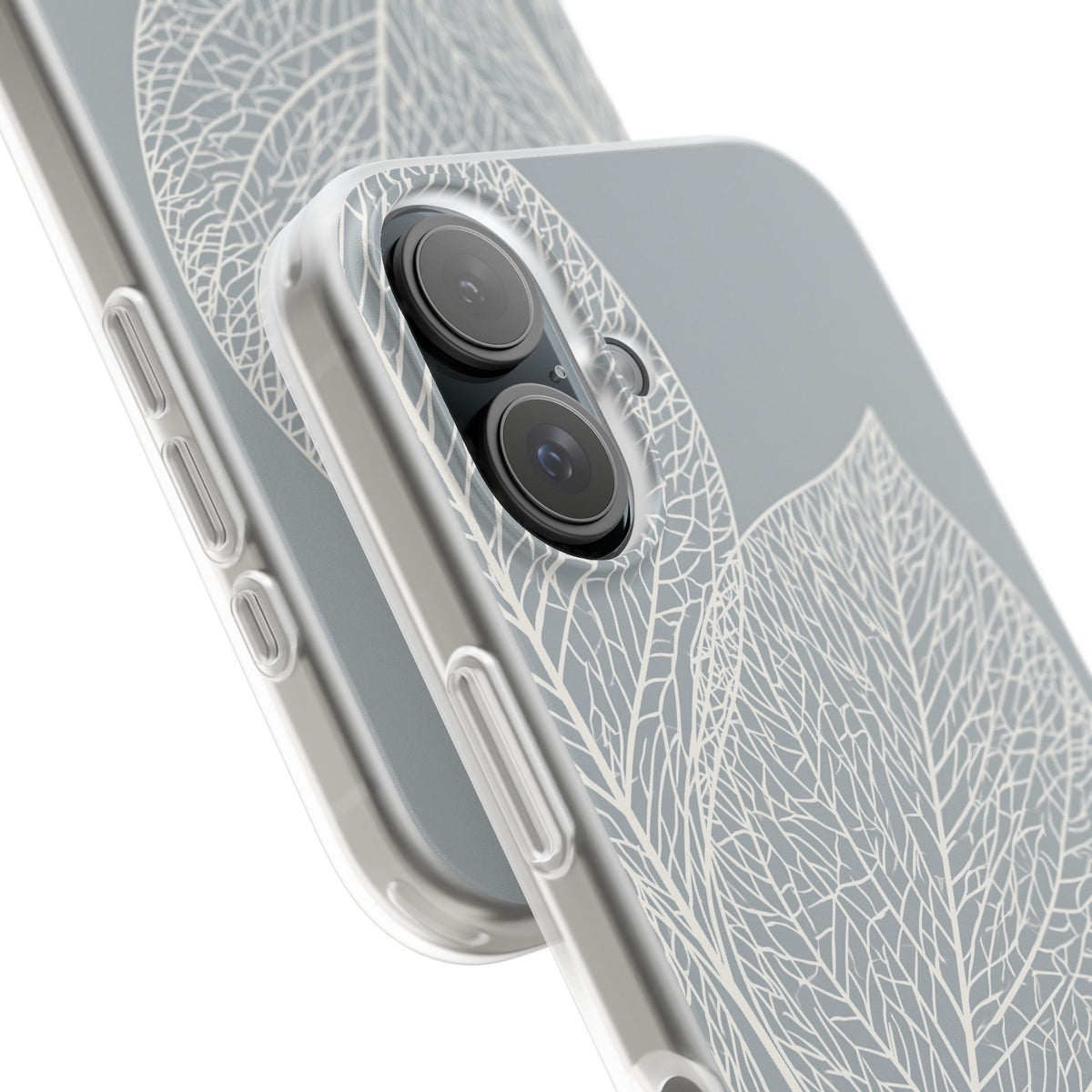 Minimal Leaf Skeleton · Lite Phone Case for iPhone ·  Grey
