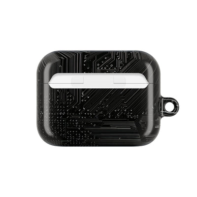 Obsidian Circuitry · Hard Case for AirPods & AirPods Pro · Black