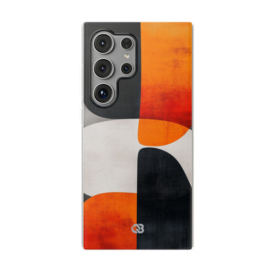 Burnt Amber Flow · Soft Phone Case for Samsung