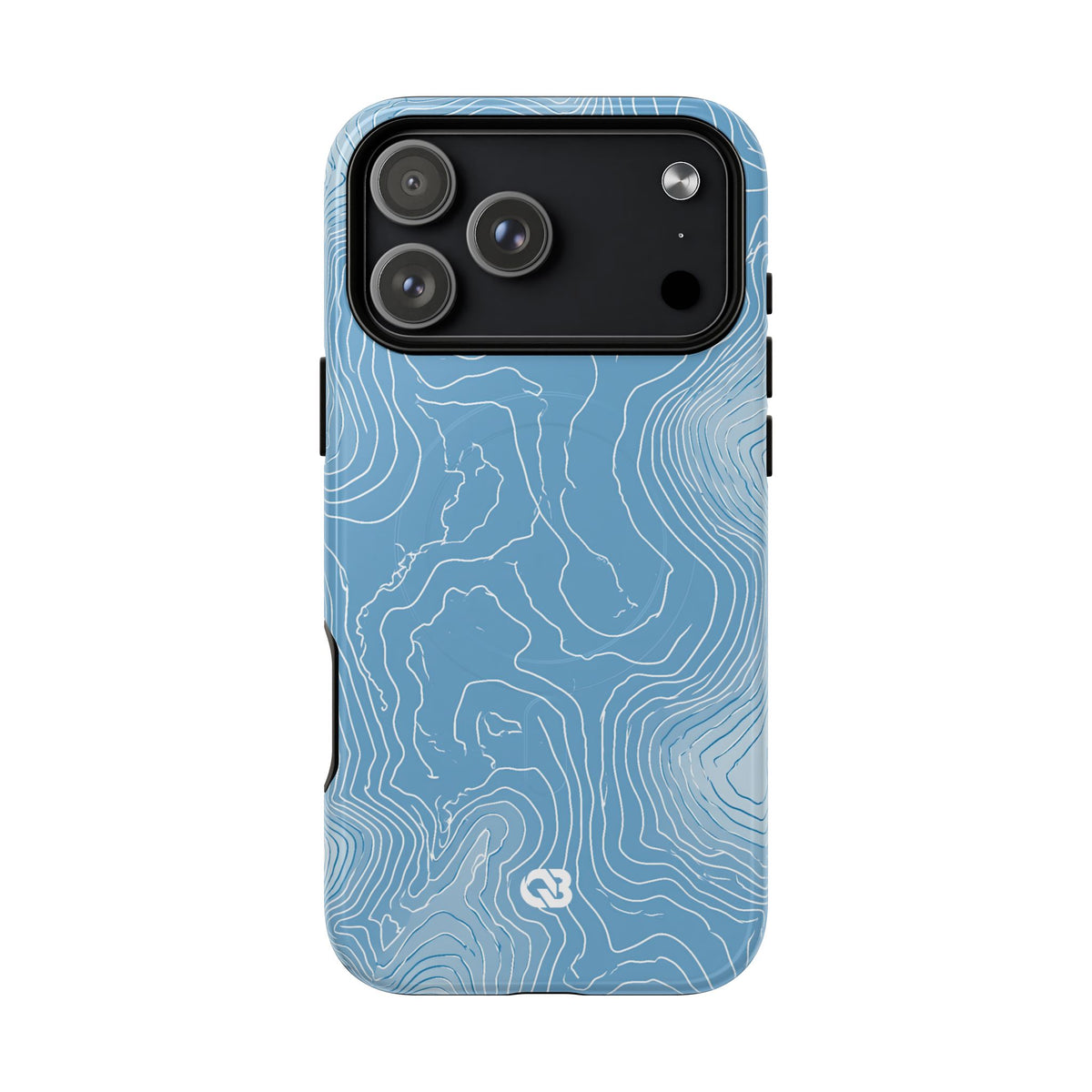 Glacial Basin Topo · Tough 2.0 Magnetic Phone Case for iPhone · Blue
