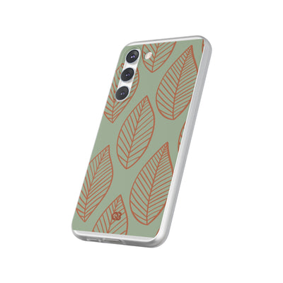Sage Earth Leaves · Soft Phone Case for Samsung