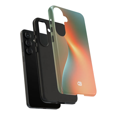 Radiant Contour · Tough Phone Case for Samsung · Orange
