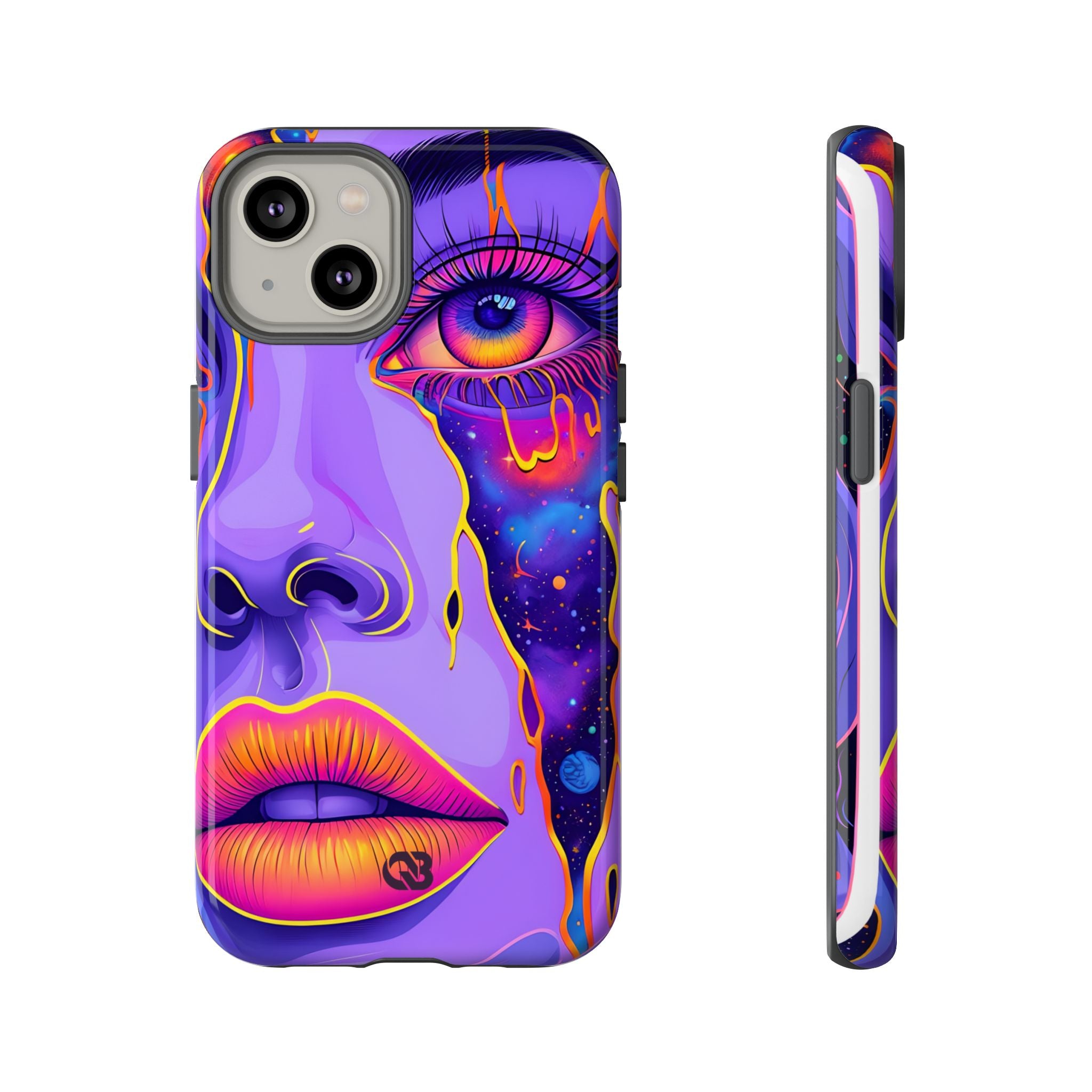 Violet Cosmic Gaze · Tough Phone Case for iPhone