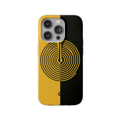 Yellow Lite Phone Case for iPhone - Voltage Sector Pulse