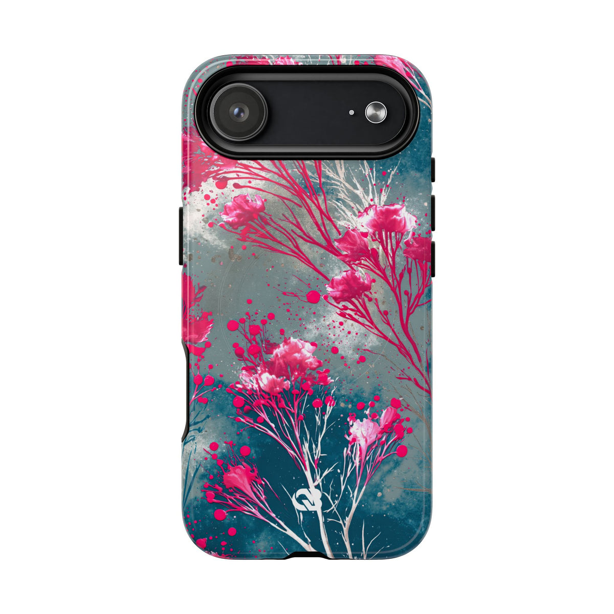 Cyber Blossom · Tough 2.0 Magnetic Phone Case for iPhone · Teal