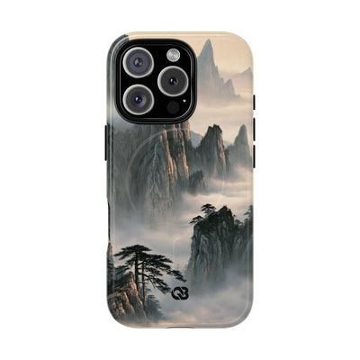 Sacred Mountain Mist · Tough 2.0 Magnetic Phone Case for iPhone · Beige