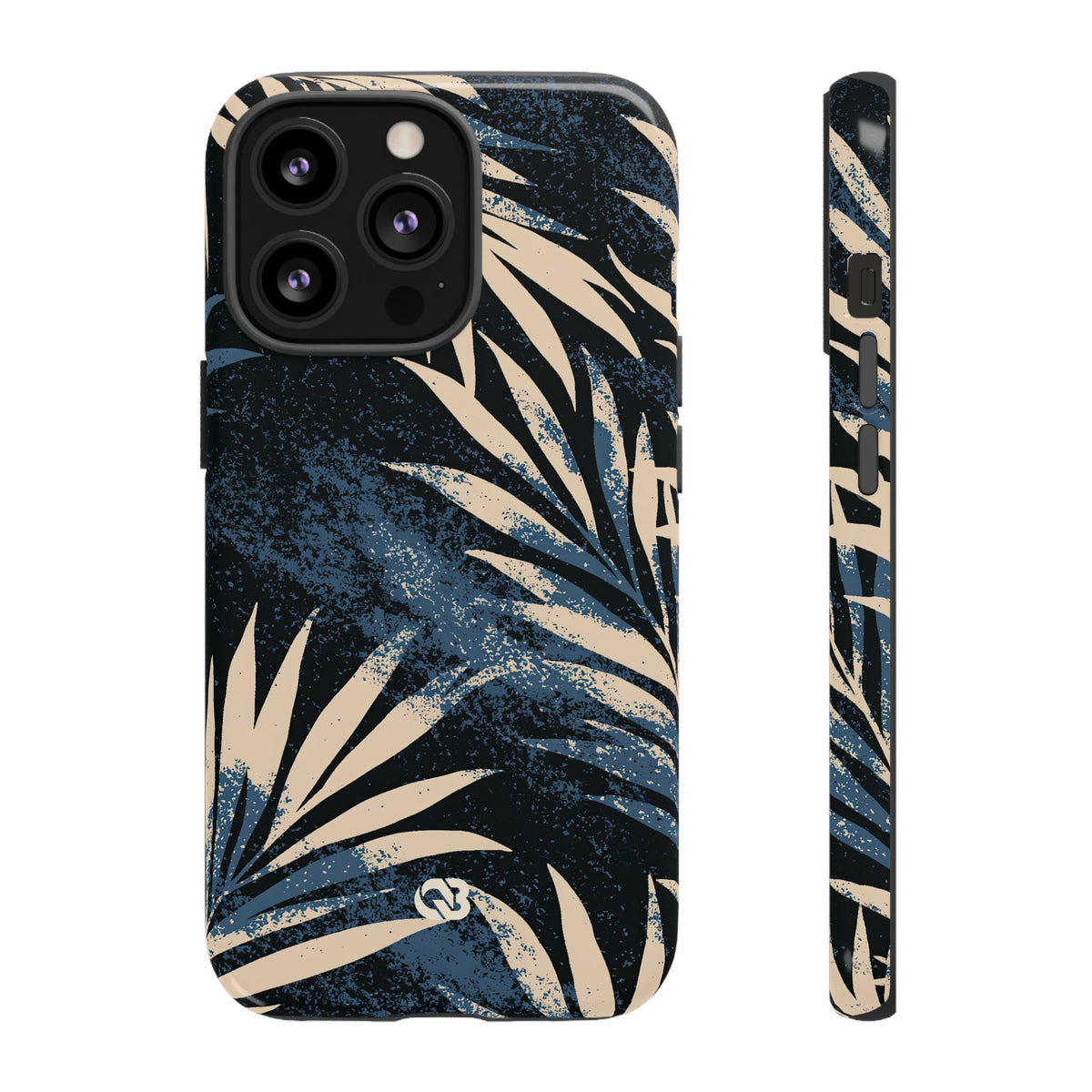 Indigo Palm Horizon · Tough Phone Case for iPhone · Blue