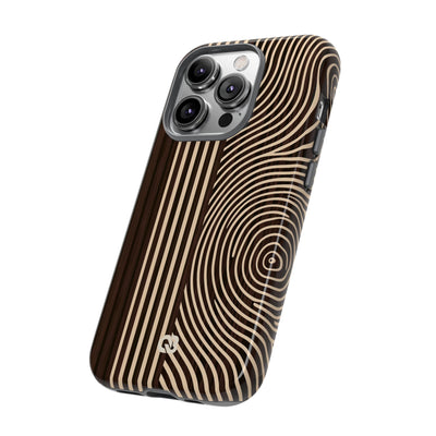 Brown Tough Phone Case for iPhone - Espresso Sand Ridge