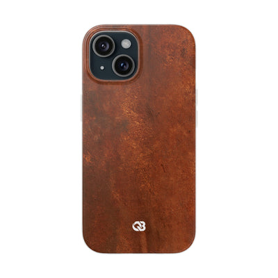 Orange Lite Phone Case for iPhone - Oxidized Iron Crust