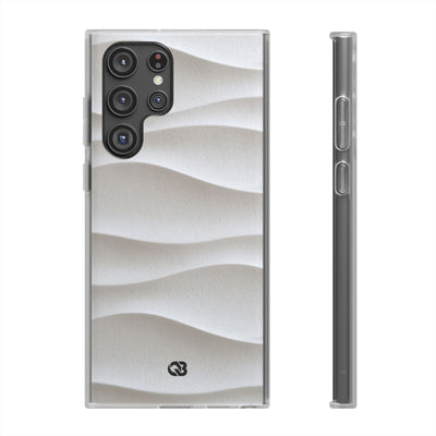 Sculpted Dune Relief · Lite Phone Case for Samsung · White
