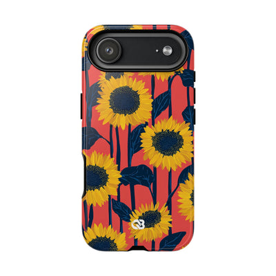 Solar Navy Bloom · Tough Phone Case for iPhone