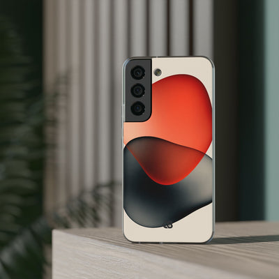 Translucent Crimson Form · Lite Phone Case for Samsung · Red