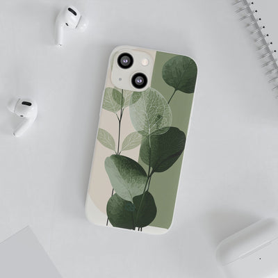 Layered Eucalyptus Study · Lite Phone Case for iPhone ·  Green