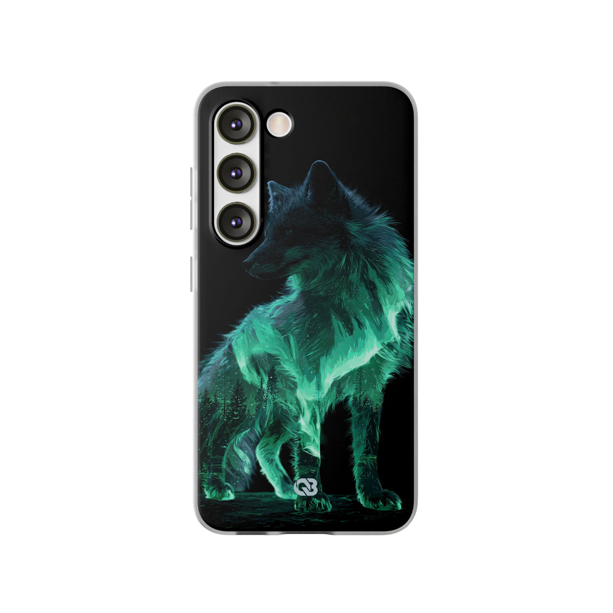 Nordic Aurora Fox · Lite Phone Case for Samsung · Teal