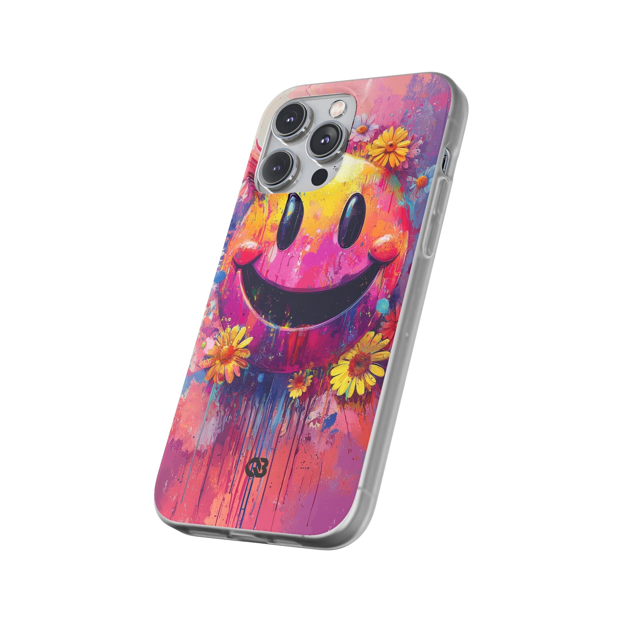 Vivid Grin Graffiti · Soft Phone Case for iPhone