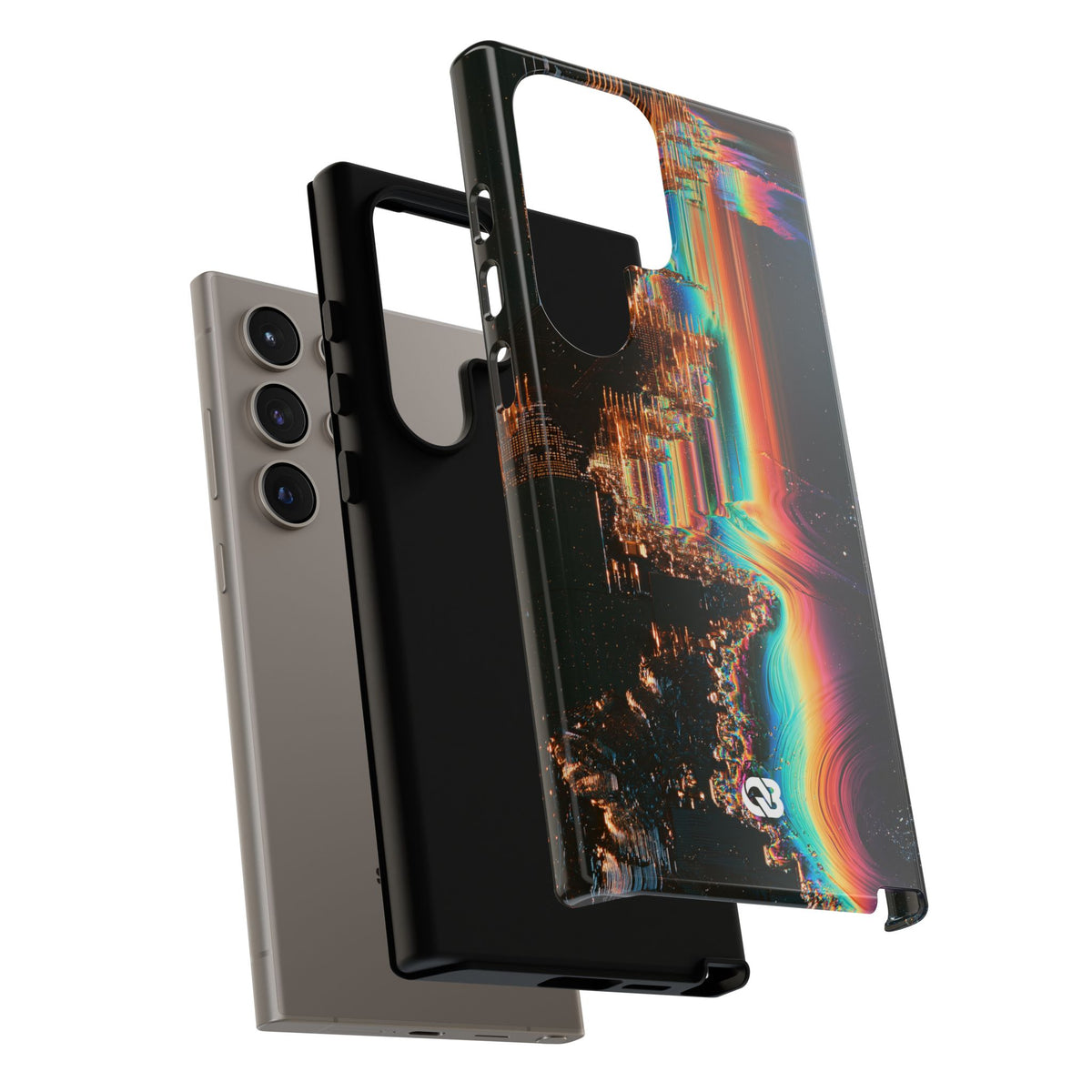 Prismatic Circuit · Tough Phone Case for Samsung · Black