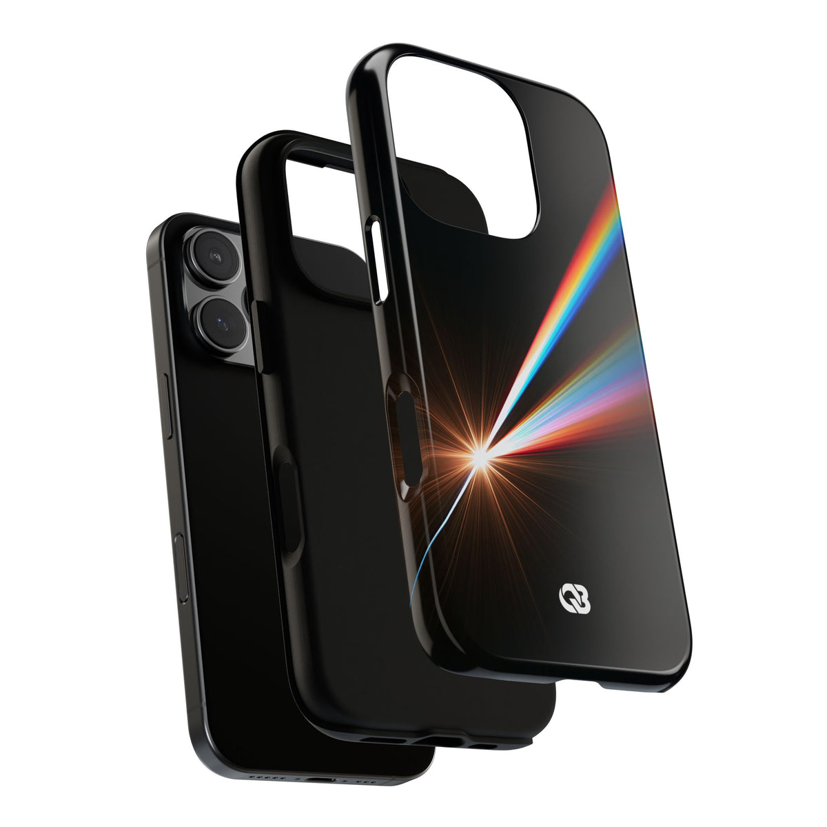 Spectral Refraction · Tough Phone Case for iPhone · Black