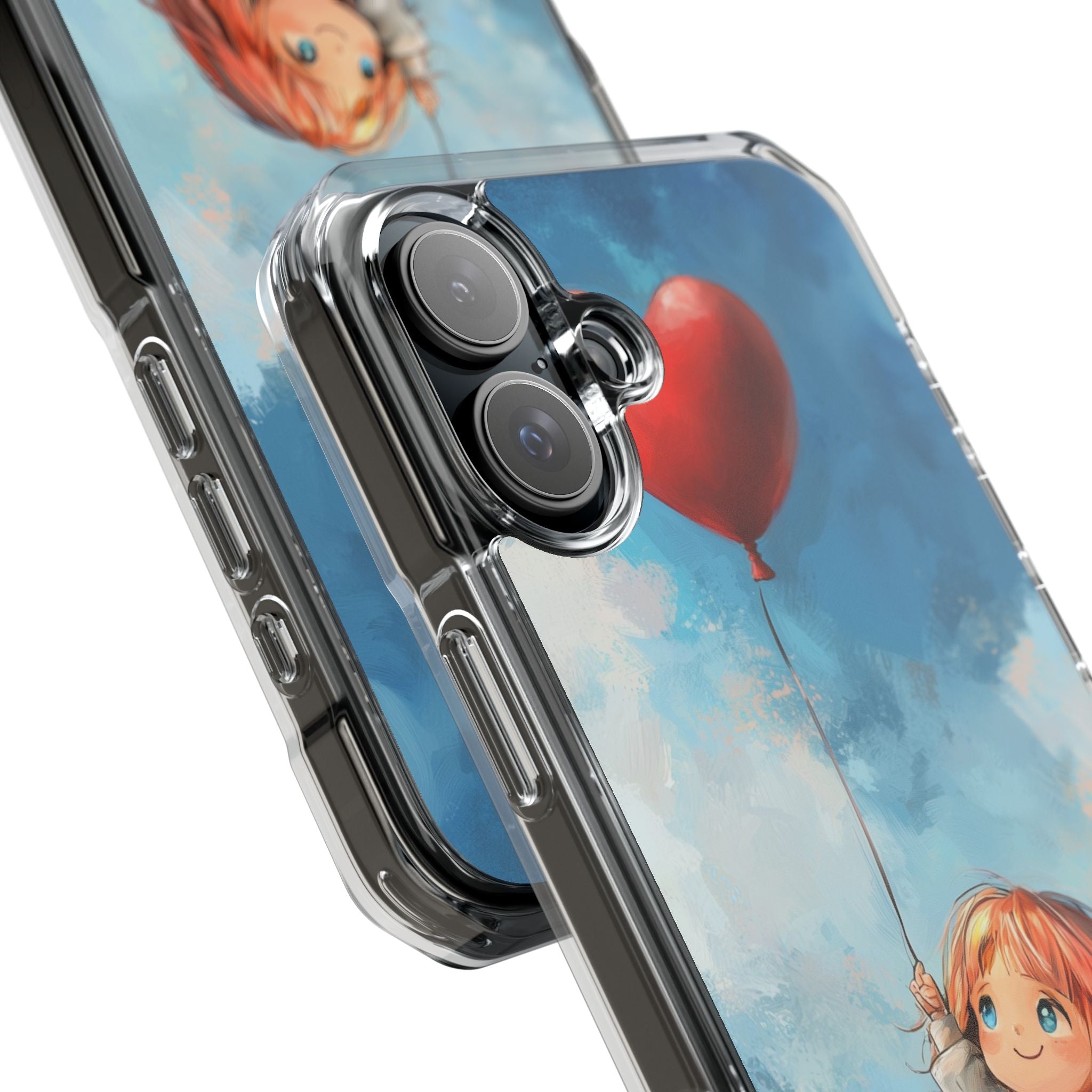 Crimson Heart Sky · Impact Phone Case for iPhone · Magsafe