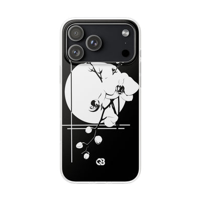 Black Lite Phone Case for iPhone - Lunar Orchid Grid
