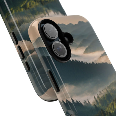 Foggy Mountain Ridge · Tough Phone Case for iPhone