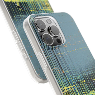 Acid Raster Circuit · Lite Phone Case for iPhone ·  Teal