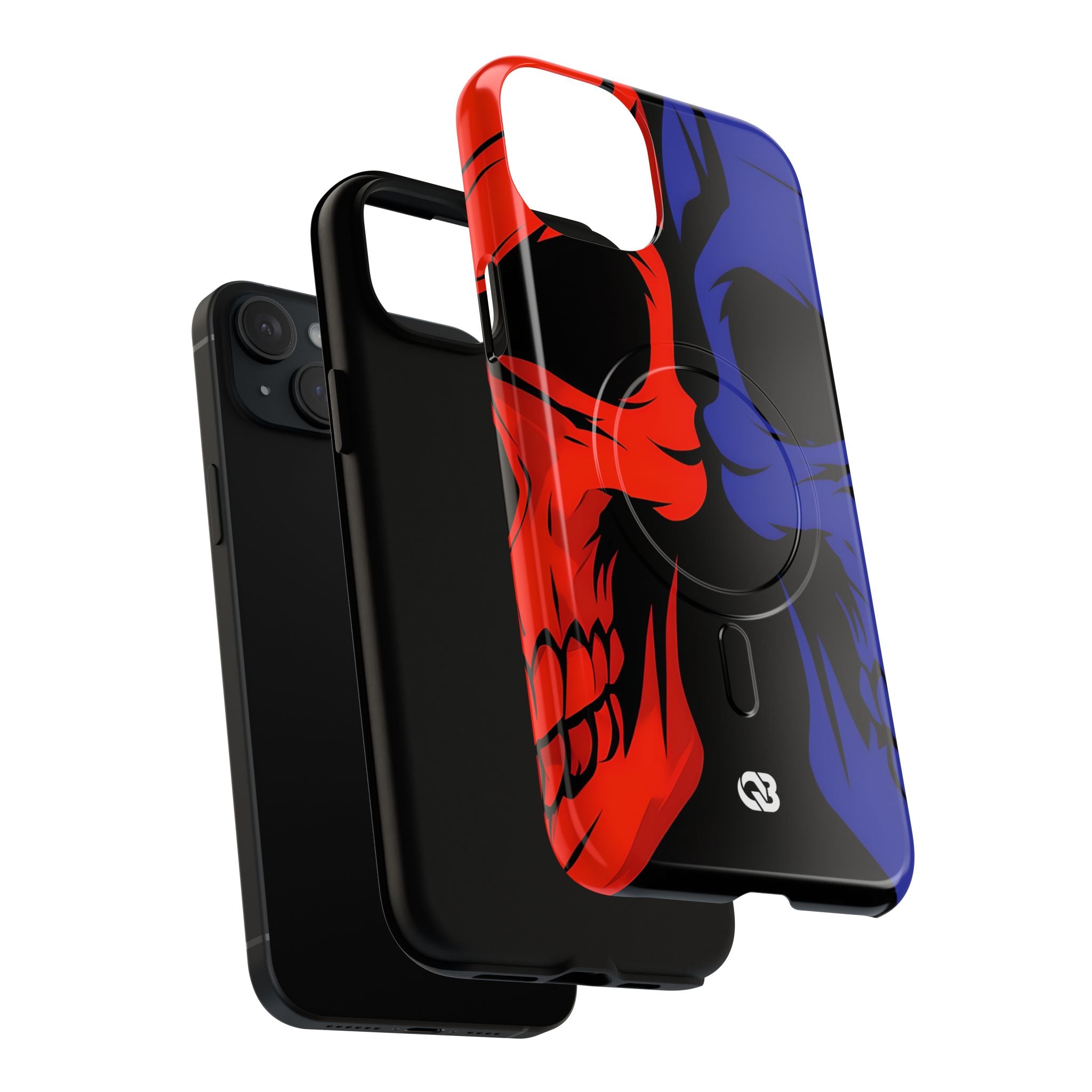 Crimson Cobalt Skulls · Tough+ Phone Case for iPhone · Magsafe