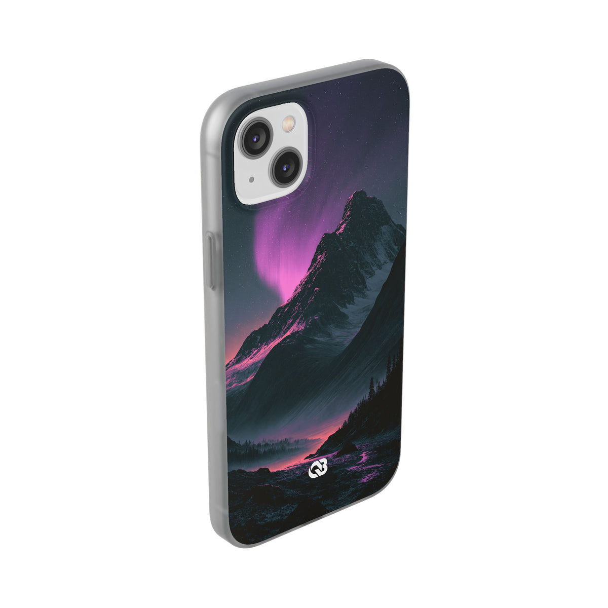 Arctic Aurora Summit · Lite Phone Case for iPhone ·  Black