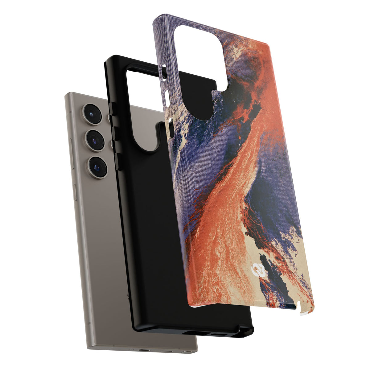 Solar Aura Drift · Tough Phone Case for Samsung · Orange