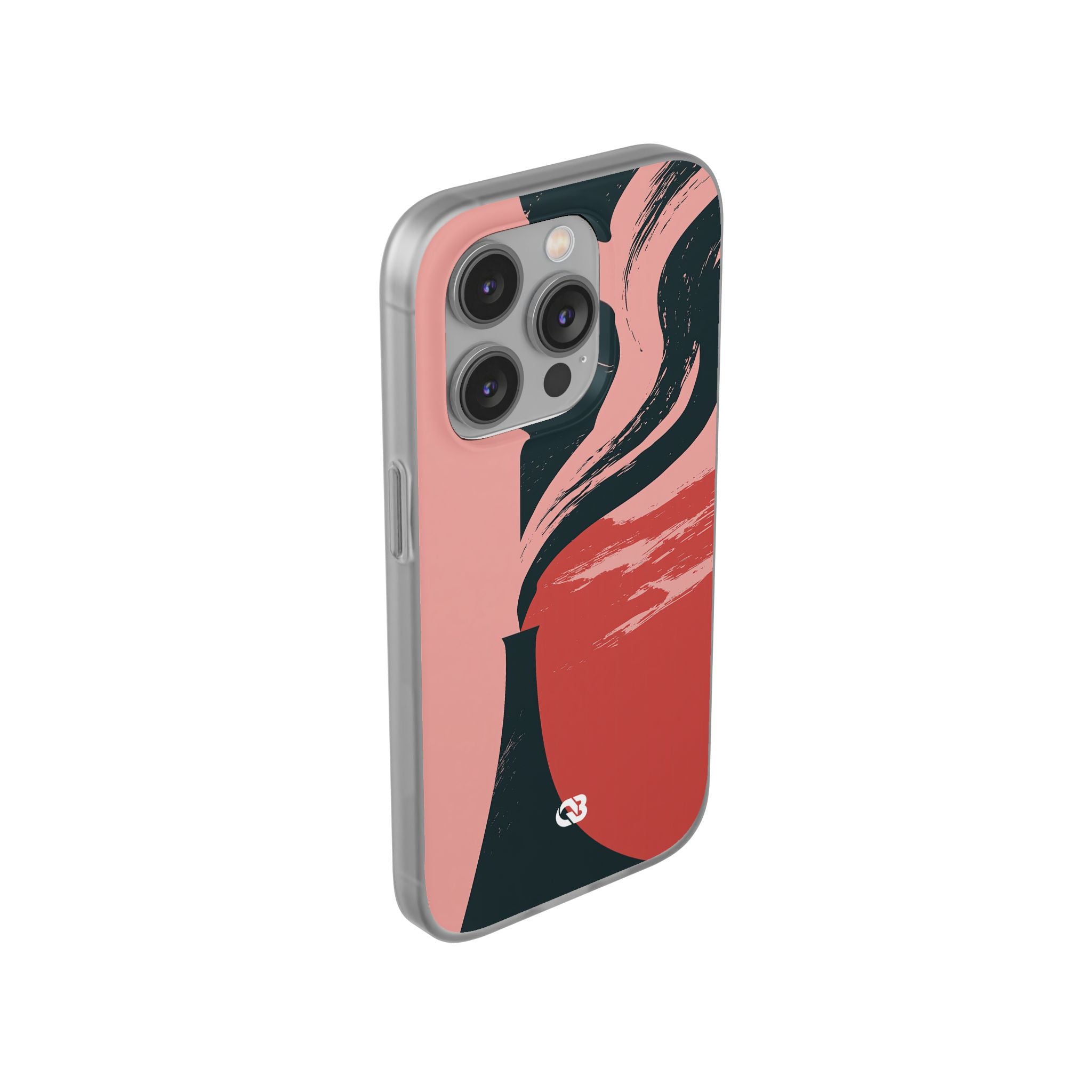 Pink Lite Phone Case for iPhone - Cinder Rose Plume
