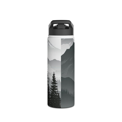 Alpine Horizon · Insulated Water Bottle · Black