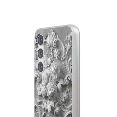 Rococo Marble Rose · Lite Phone Case for Samsung · White