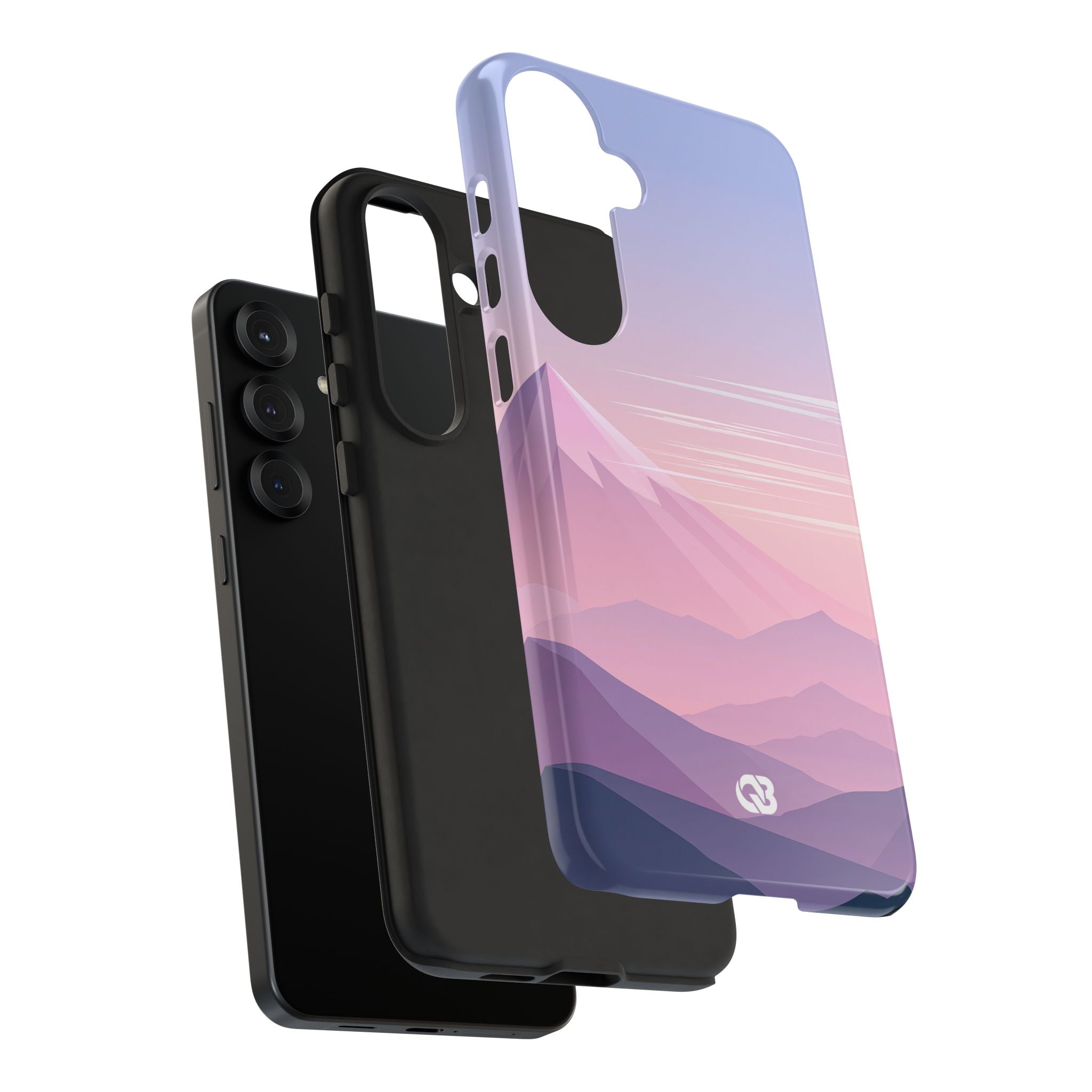 Purple Tough Phone Case for Samsung - Lavender Alpine Dawn