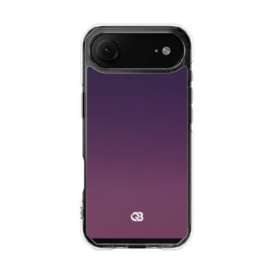 Velvet Dusk · Clear Impact Magnetic Phone Case for iPhone · Purple