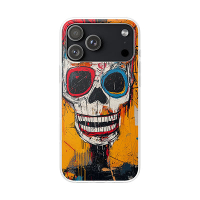 Vivid Graffiti Skull · Soft Custodia per iPhone