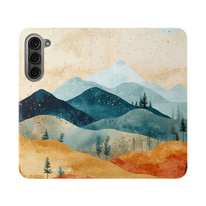 Blue Ridge Moon - Samsung S23+ Case - Wallet