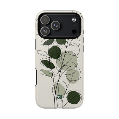Eucalyptus Foliage Study · Tough 2.0 Magnetic Phone Case for iPhone · Green
